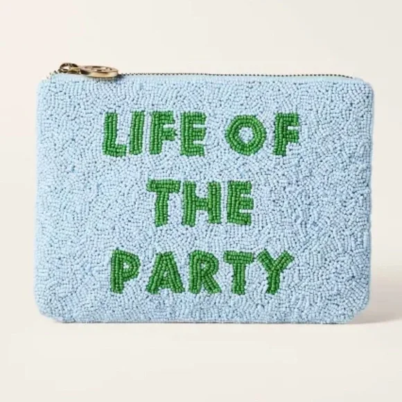 Kate Spade Target Beaded Life of The Party Beaded Clutch Bag - Picture 1 of 5